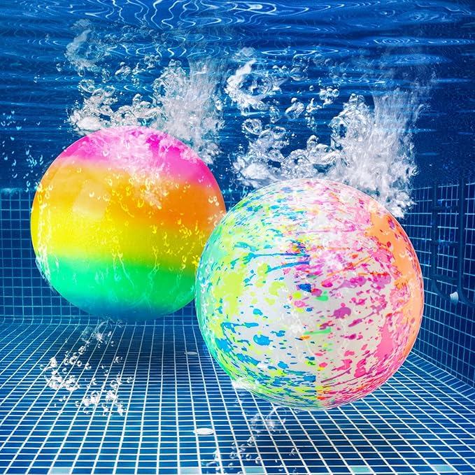 hiboom 泳池玩具球,水下游戏泳池球游泳配件适用于水下过球,漂浮,潜水